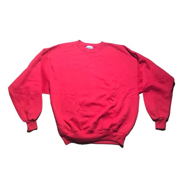 Hanes Other - Vintage Hanes Red Blank Crewneck sweatshirt XL